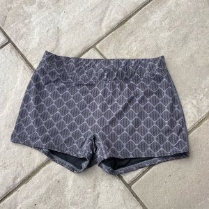 Spandex shorts. Augusta. Medium. Gray and Black